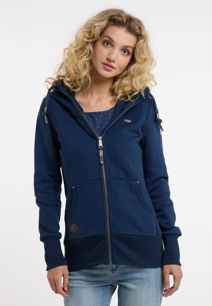 Ragwear NESKA Zip Damen Sweatshirt S Navy, S Navy