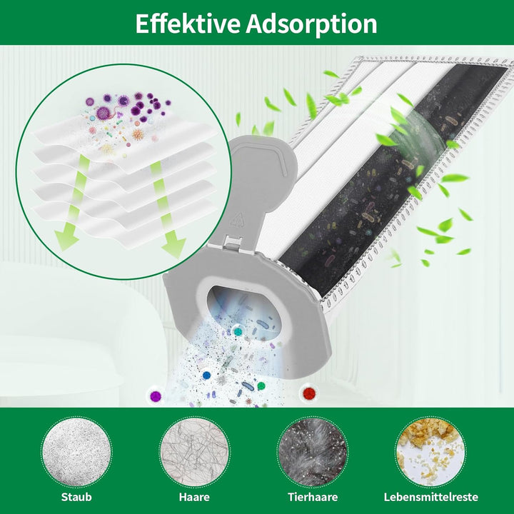 10 Stück Staubsaugerbeutel für Vorwerk Kobold VK7 FP7 Premium Filtertüten Staubsauger Akku Beutel