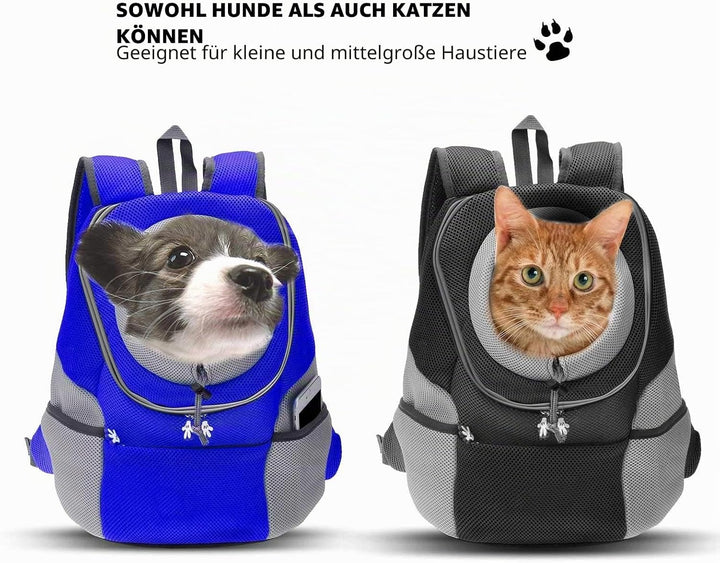 PETCUTE Rucksack für Haustier haustiertragetasche Rucksack Haustier Tasche für Hunde Airline Genehmi