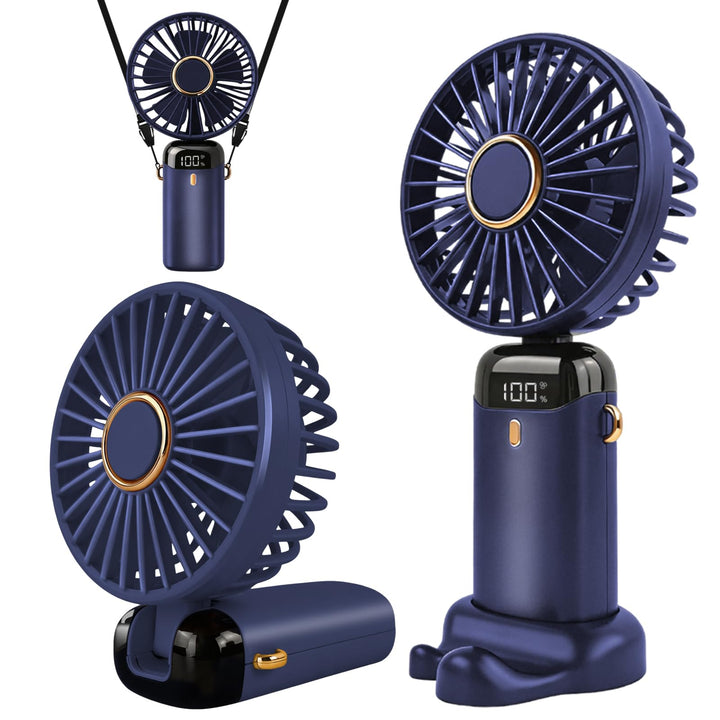 Jsdoin Handventilator, Tragbarer Mini Ventilator, Wiederaufladbar, Kleiner Taschenventilator Mit 5 G