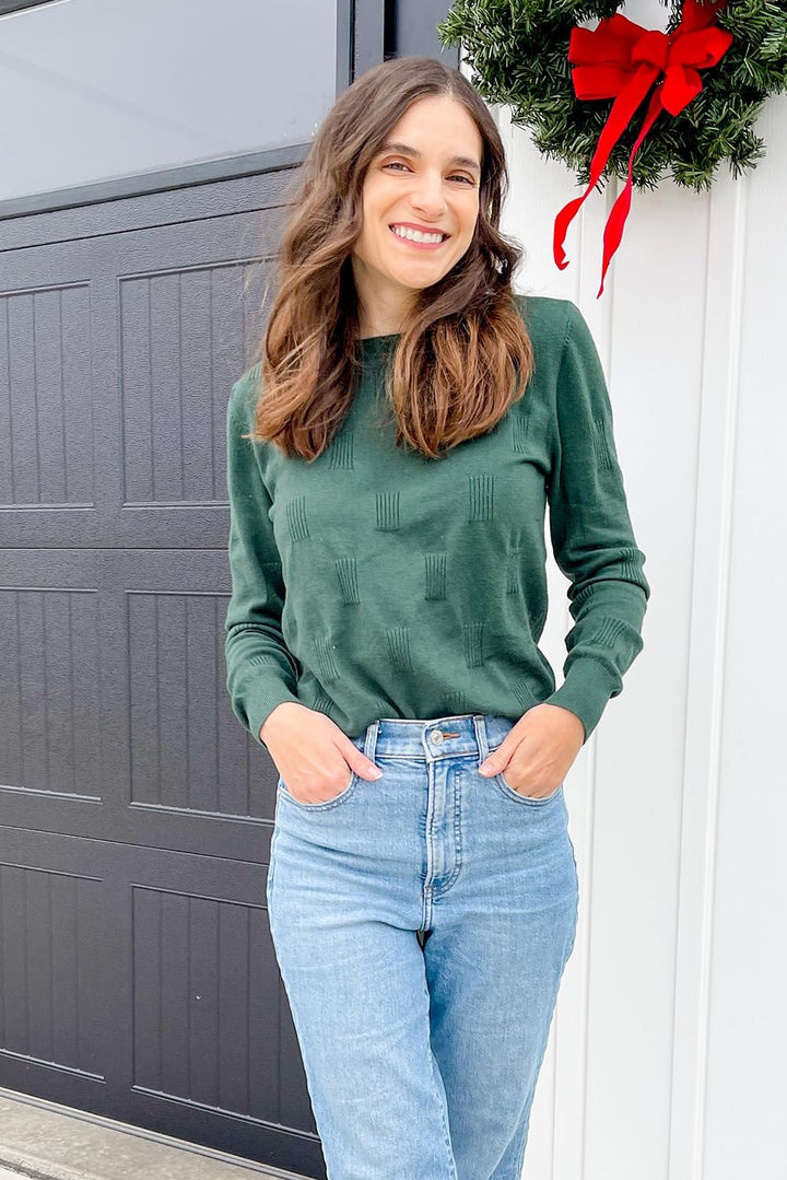 Arach&Cloz Pullover Damen Kurzarm/Langarm Elegant Frühling Sommer Strickpullover Rundhals Pulli Swea