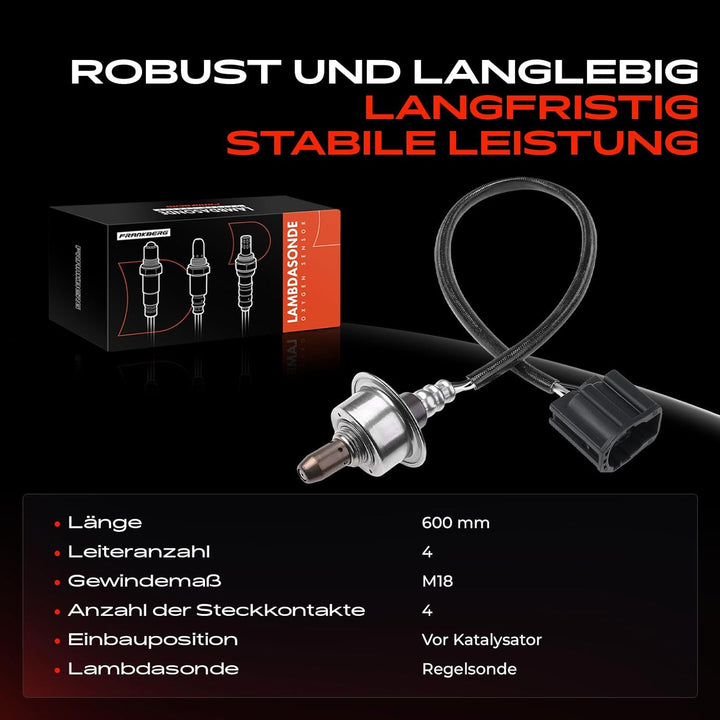 Lambdasonde vor Katalysator Regelsonde für 2.0 DH DH 3 2 Stufenheck DE 1.3L 1.5L 2007-2015 24846