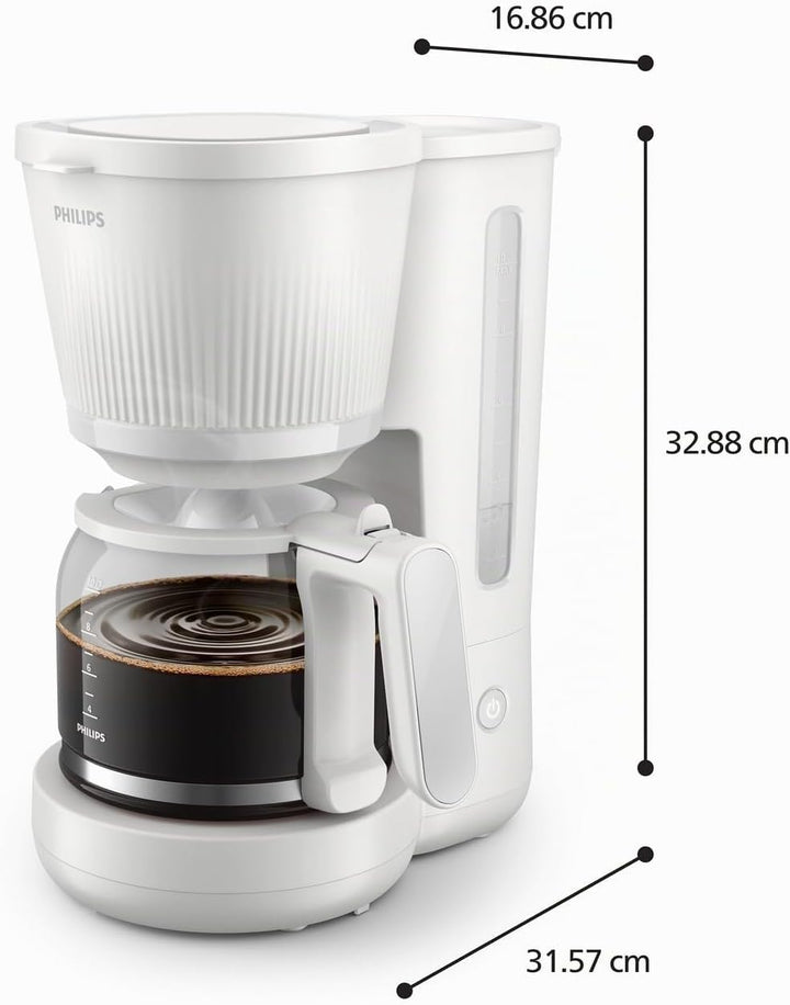 Cafetière Filtre Philips HD7411/00 Serie 3000 1,3L Blanc