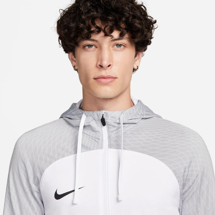Nike Herren M Nk Df Strk23 Hd Trk Jkt K Jacket S WHITE/WOLF GREY/WHITE/(BLACK), S WHITE/WOLF GREY/WH