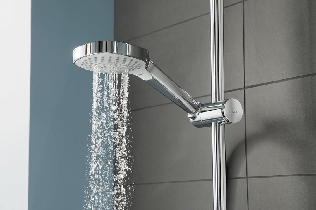 hansgrohe Croma Select E Duschset 0,65m, 3 Strahlarten, Weiss/Chrom 0,65m Set 3 Strahlarten (Multi)