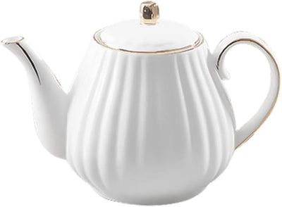 TOPBATHY Kaffeetasse Teekanne Aus Weisser Keramik K?niglicher Keramik Teekanne Porzellan Teekanne Fü