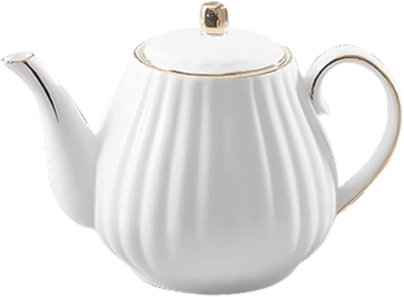 TOPBATHY Kaffeetasse Teekanne Aus Weisser Keramik K?niglicher Keramik Teekanne Porzellan Teekanne Fü