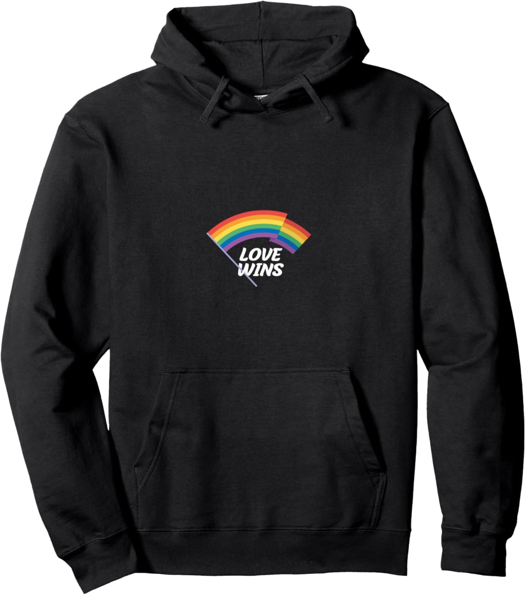 Lesbian Schwul Homo Outfit LGBT Gay Homosexualität Love wins Pullover Hoodie