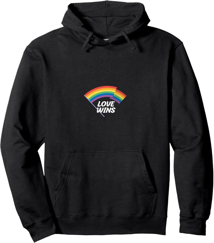 Lesbian Schwul Homo Outfit LGBT Gay Homosexualität Love wins Pullover Hoodie