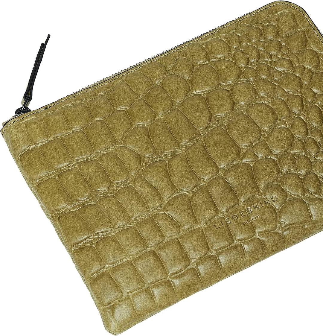 Liebeskind Damen Pb Croco Ipad Laptop/Tablet Case Matcha, Matcha