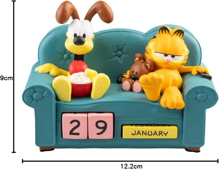 Grupo Erik Ewiger Kalender Garfield Figuren - 3D Kalender Tischkalender zum Aufstellen - Dauerkalend