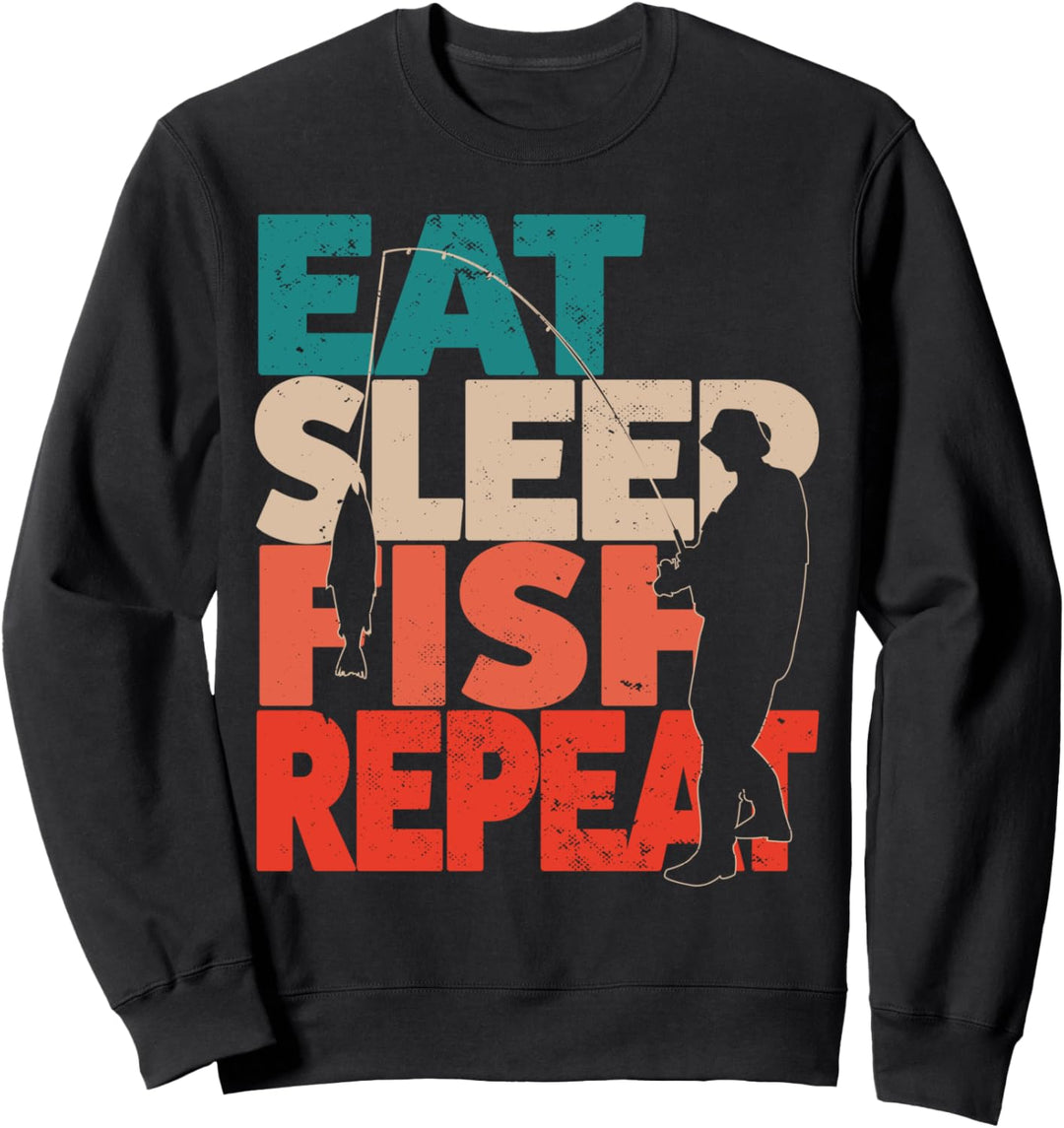 Lustiger Angeln & Fischen Spruch - Fisch Fischer & Angler Sweatshirt