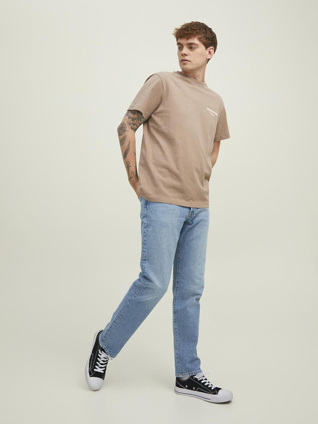 JACK & JONES Male Relaxed Fit Jeans JJICHRIS JJCOOPER JOS 890 PCW NOOS Relaxed Fit Jeans 33W / 32L B
