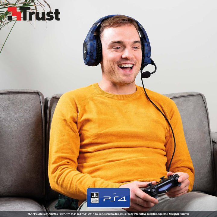 Trust Gaming Headset GXT 488 Forze-B - Offiziell Lizenziert für PlayStation - PS4 und PS5 Headset mi
