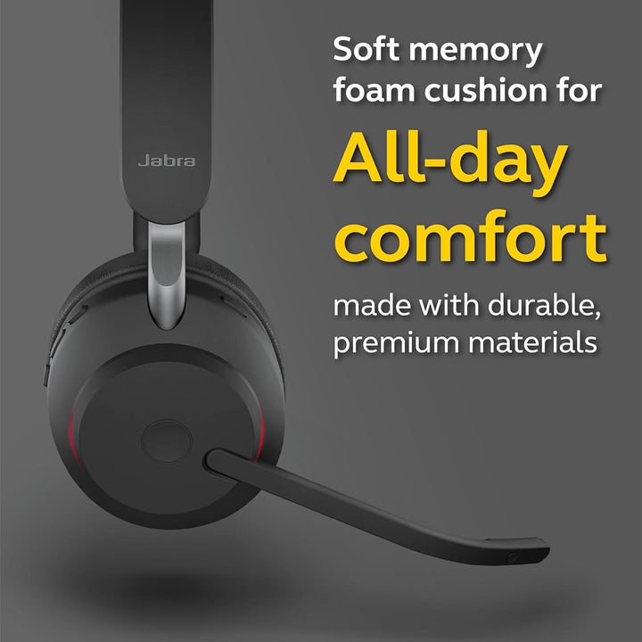 Jabra Evolve2 65 - USB-A MS Teams Mono - Black Schnurlose NEU