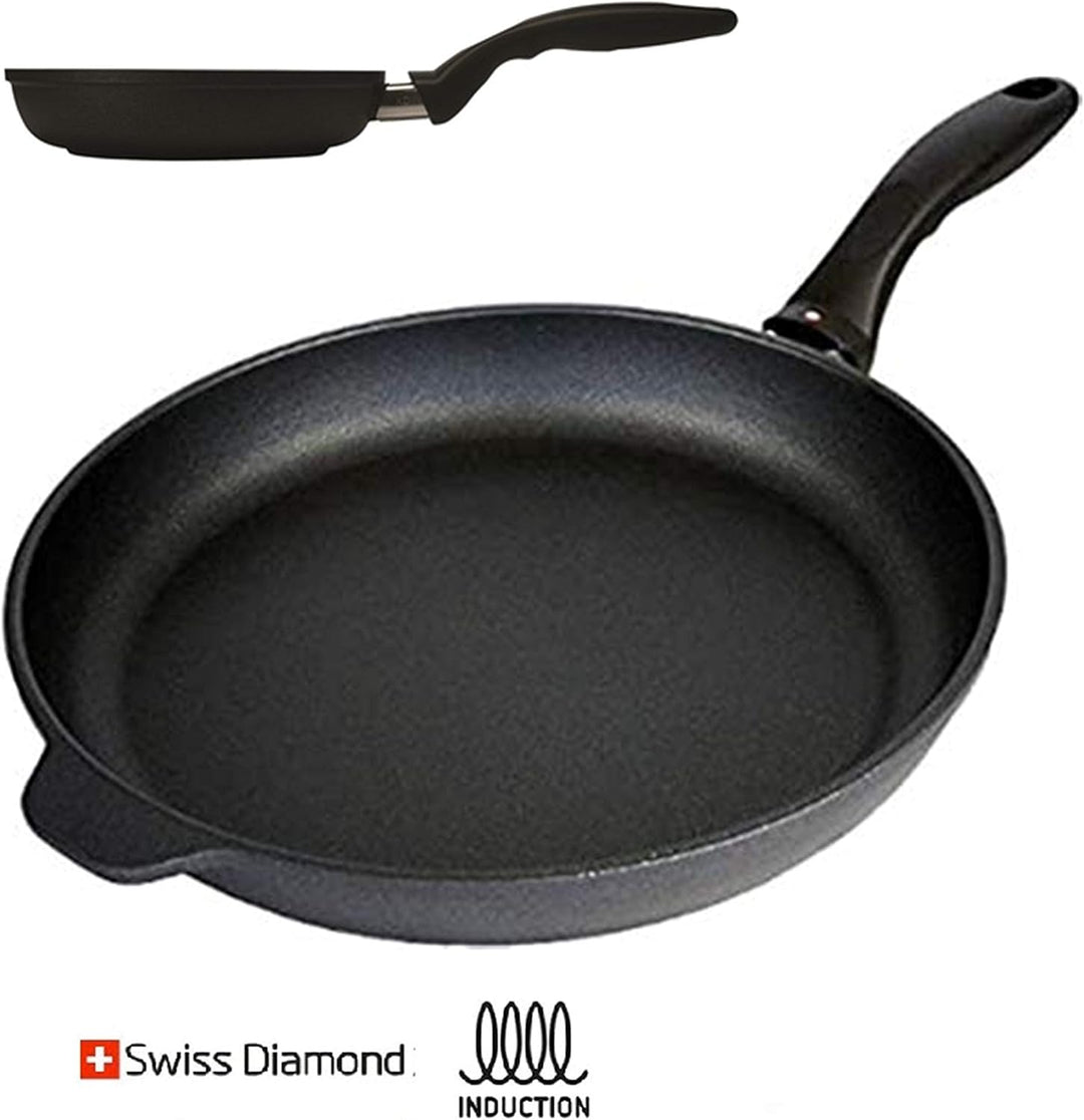 Swiss Diamond 607i Set mit 2 Pfannen, 24 cm und 28 cm, für Induktion, Antihaftbeschichtung, kein PFO