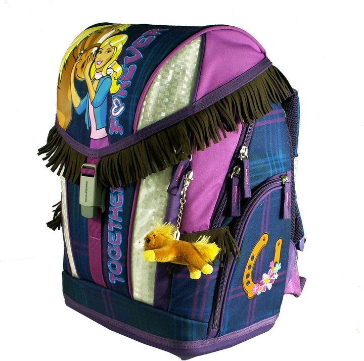 Schneiders Together Forever - Horse Pferd - TOOLBAG Soft Schulranzen-Set 5tlg. mit FEDERMAPPE - 7841