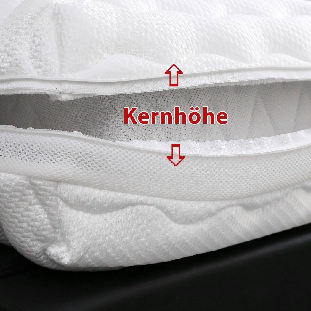 G BETTWARENSHOP Ersatz Matratzenbezug Klima 90x210 cm, 14 cm Kernhöhe, 90x210 cm, 14 cm Kernh&#xF6;h