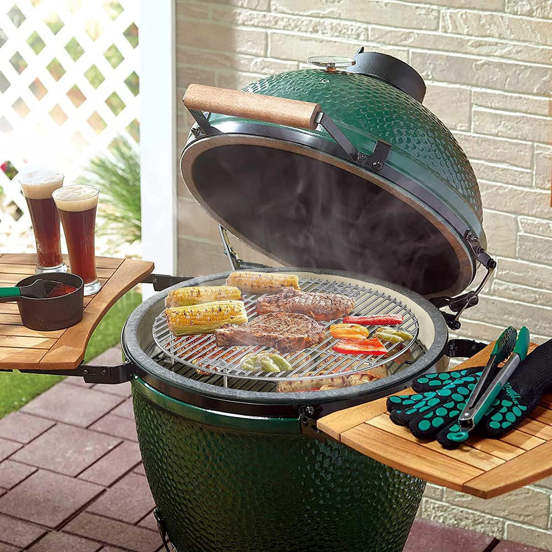 Onlyfire Warmhalterost aus Edelstahl Grillrost rund 44,5 cm Grillerweiterung für Kugelgrills Weber 5