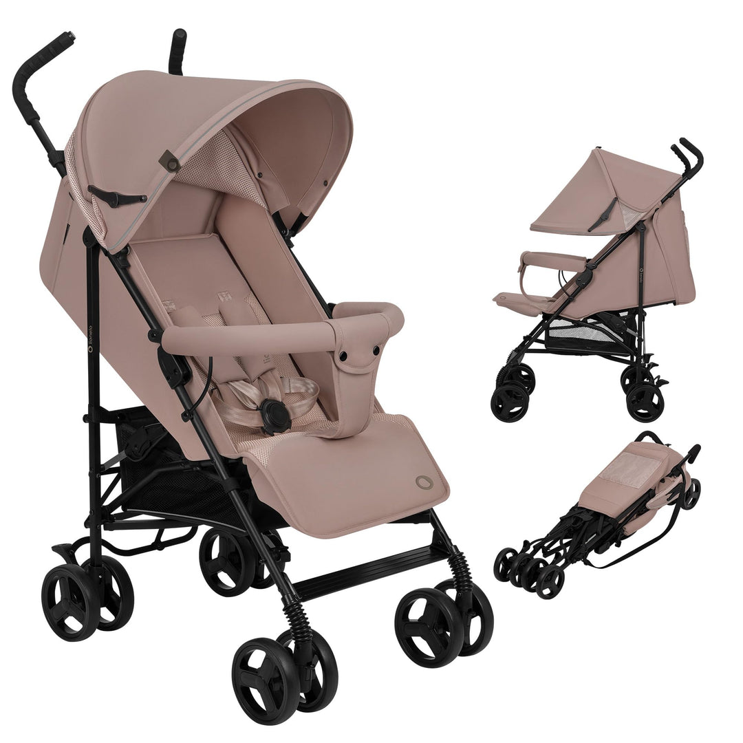 LIONELO Elia Buggy Klein Zusammenklappbar Kinderwagen Bis 15 Kg, Rücken Und Fussstützenverstellung H