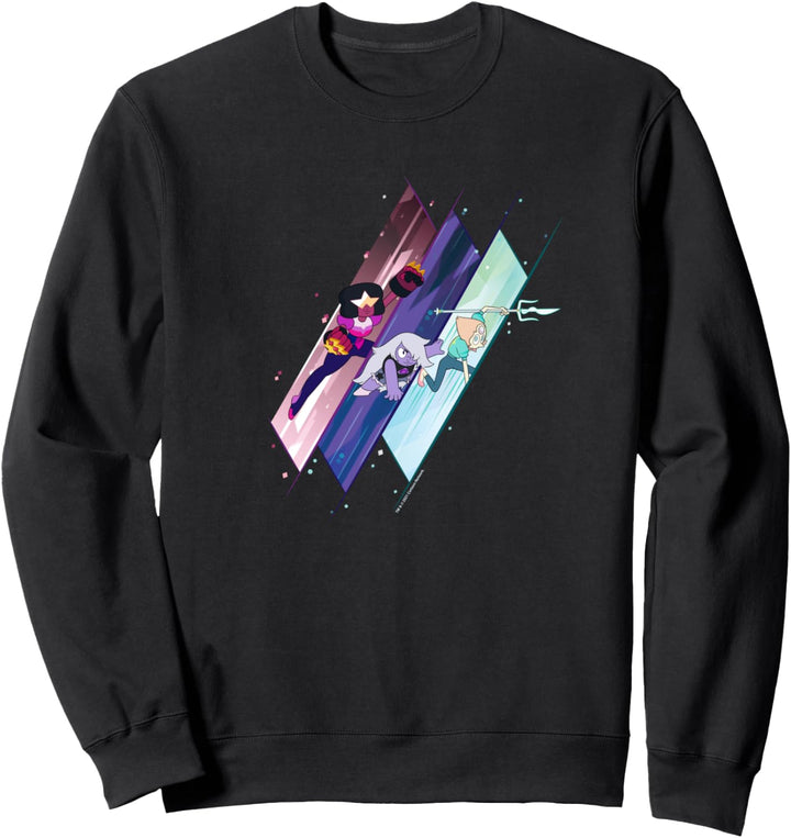 Steven Universe Crystal Gems Tri Bar Sweatshirt