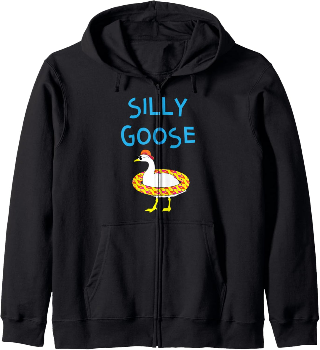 Silly Goose Funny Halloween Sunglasses & Floatie Kapuzenjacke