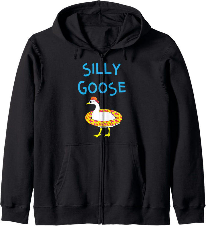 Silly Goose Funny Halloween Sunglasses & Floatie Kapuzenjacke