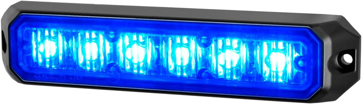 HELLA - LED-Blitz-Kennleuchte - BST - 12/24V - blau - Anbau/Schraubanschluss - Kabel: 150mm - Stecke