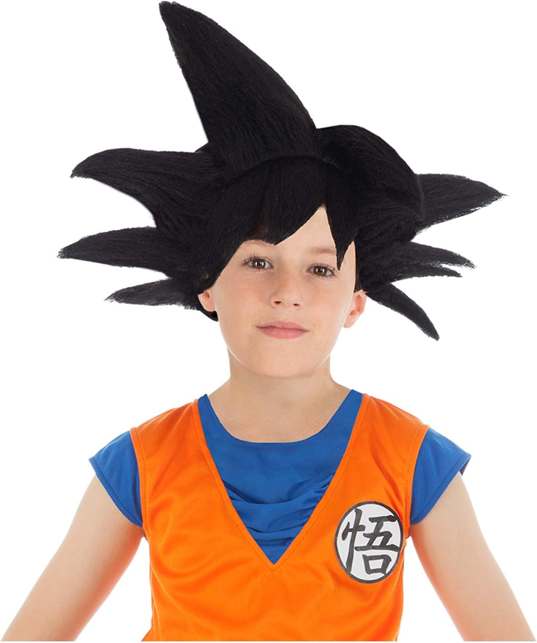 Perücke Goku Saiyan Dragon Ball Z für Kinder, Schwarz, Einheitsgrösse