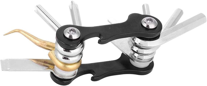 Scuba Diving Multi Tool, 63x37x22mm Stainless Steel Portable Folding Allen Key Wrench 8 in 1 Repair