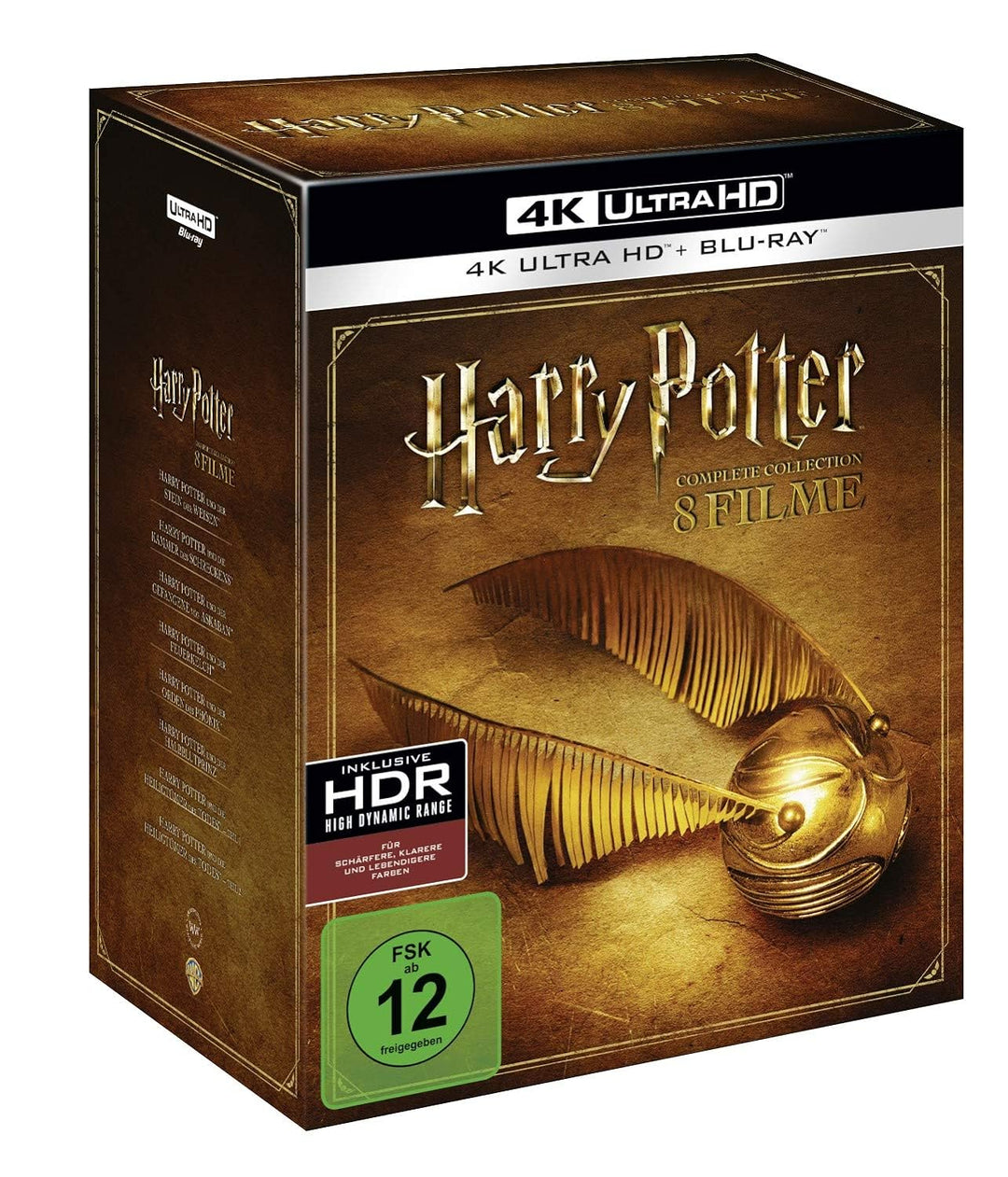 Harry Potter 4K Ultra-HD Complete Collection [Blu-ray] - contains 8 films, 4K