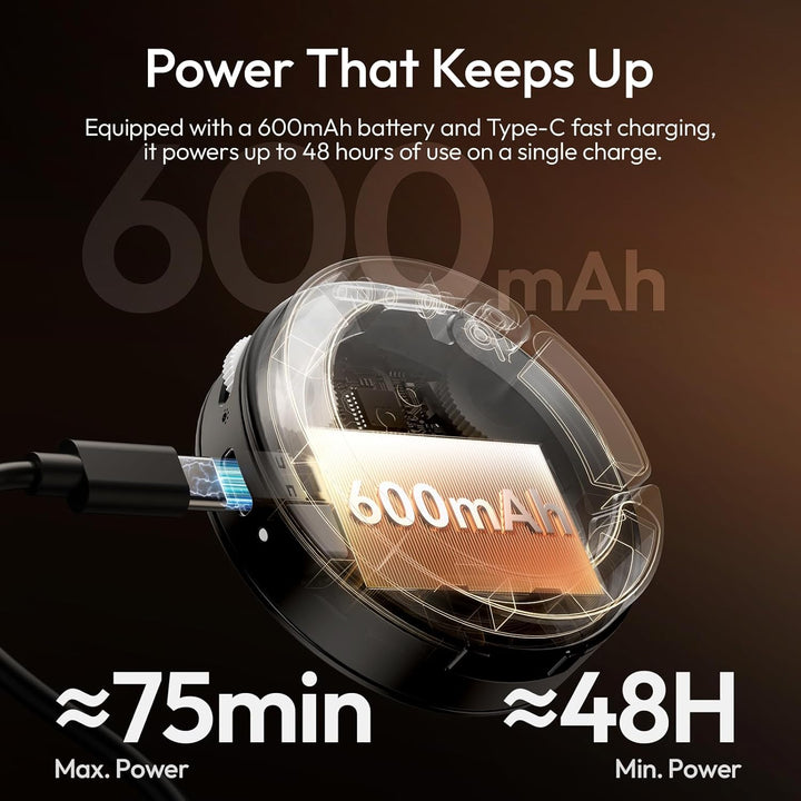 ULANZI ML05 Magnetische Selfie Licht für iPhone, Dual Magnet LED Ringlicht mit Spiegel, 9000K CRI≥97