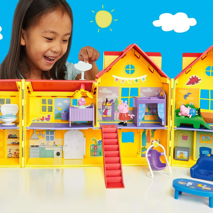 Peppa Pig Peppas grosses Haus Spielset, 80 cm, Peppas grosses Haus