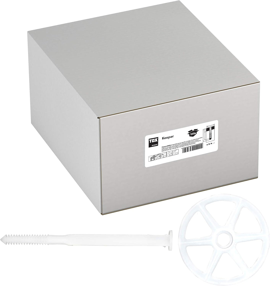 TOX Dämmstoffhalter Keeper 8x140 mm, für Dämmungen bis zu 210 mm, Schlagmontage, beständig gegen Ver