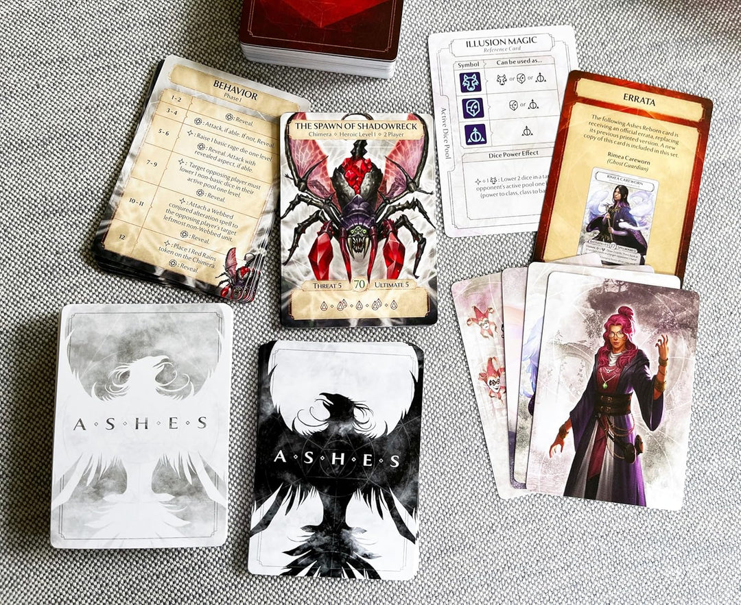 Plaid Hat Games | Ashes Reborn Red Rains: The Spawn of Shadowreck Expansion | Card Game | 2 Players