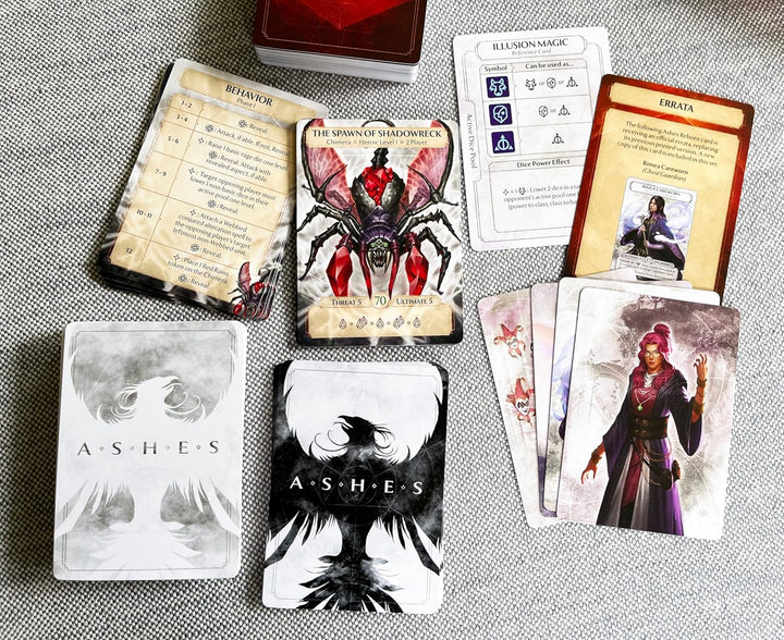 Plaid Hat Games | Ashes Reborn Red Rains: The Spawn of Shadowreck Expansion | Card Game | 2 Players