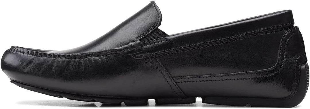 Clarks Herren Markman Plain Mokassin 39.5 EU Black Leather, 39.5 EU Black Leather