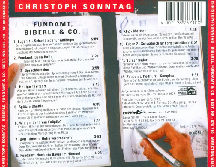 Fundamt,Biberle & Co., Audio-CD