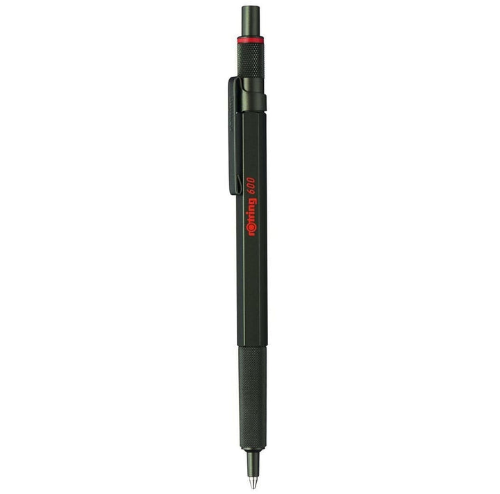 rOtring 600 Kugelschreiber , mittlere Spitze , Schwarze Tinte , Grüner Schaft , nachfüllbar, Grün
