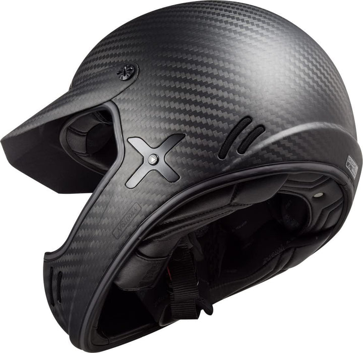LS2 Unisex Xtra Motorradhelm S Kohlenstoffmatte, S Kohlenstoffmatte