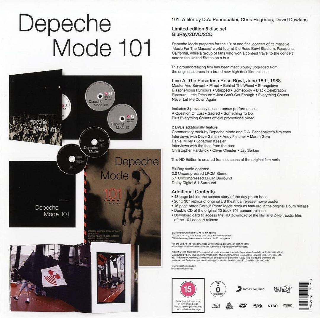 Depeche Mode - 101 (+ 2 DVDs] (+ 2 CDs) (+ Photobook) [Blu-ray]