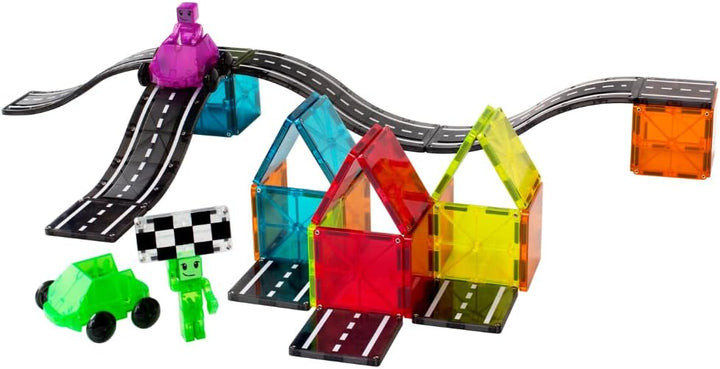 Magna-Tiles - Downhill Duo 40-Piece Set - Downhill 2er - 40 Teile