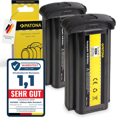 PATONA 2X Akku NP-E3 Kompatibel mit Canon EOS 1D Mark II
