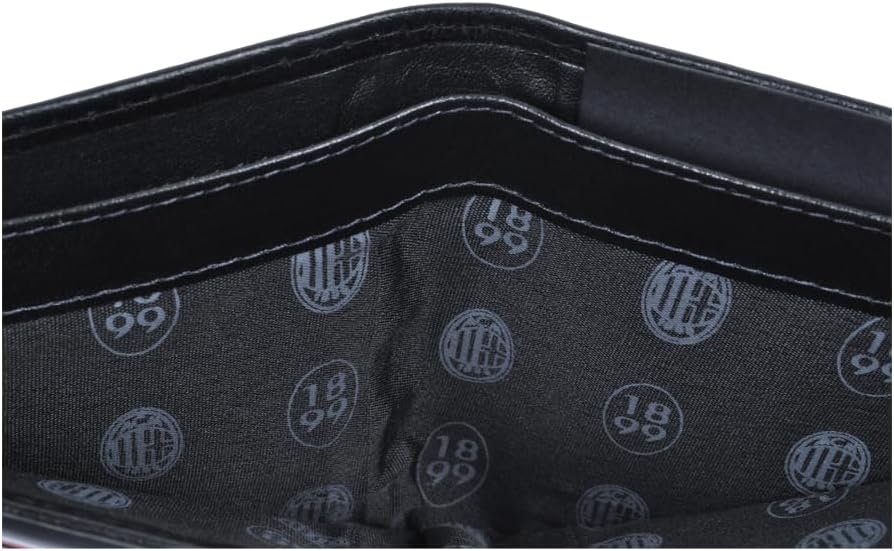 Ac Milan Unisex 143222 Reisezubehör-Brieftasche, Schwarz