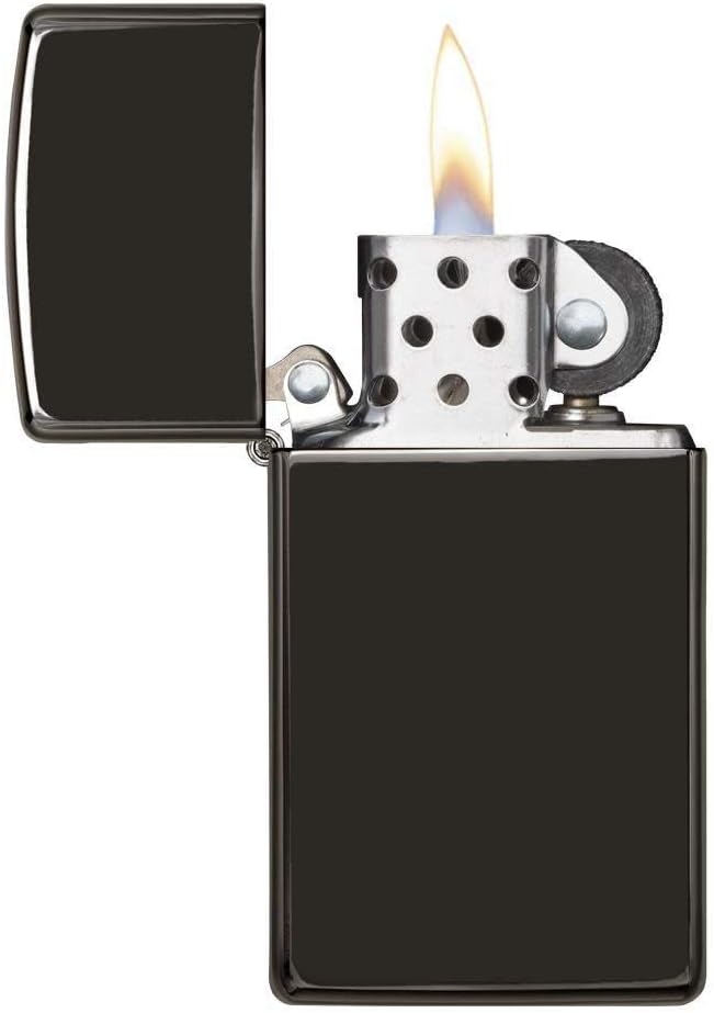 Zippo Feuerzeug Slim Ebony, 041689281236, Slim Ebony