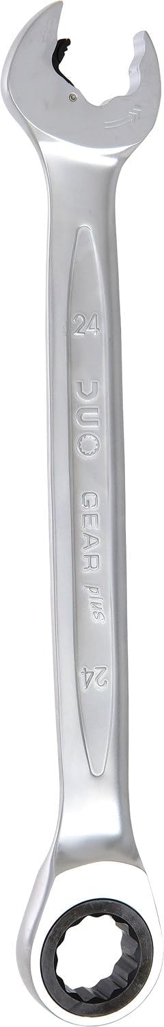 KS Tools 503.5924 DUO GEARplus Ringmaulschlüssel,Maul-Ratschenfunktion 24mm, umschaltbar, 24mm