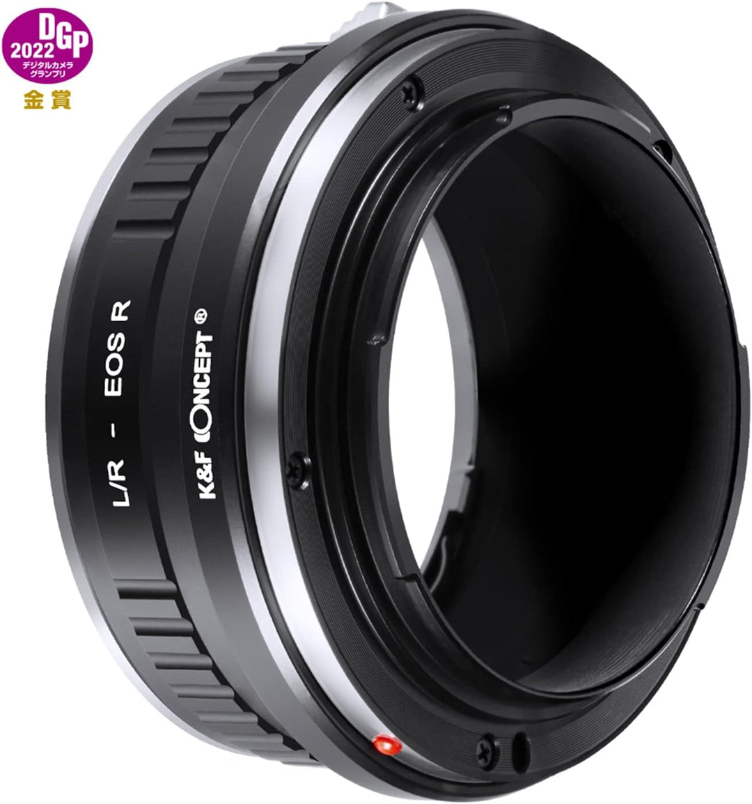 K&F Concept Lens Mount Adapter L/R-EOS R Manueller Fokus Kompatibel mit Leica R Objektiv zu Canon EO