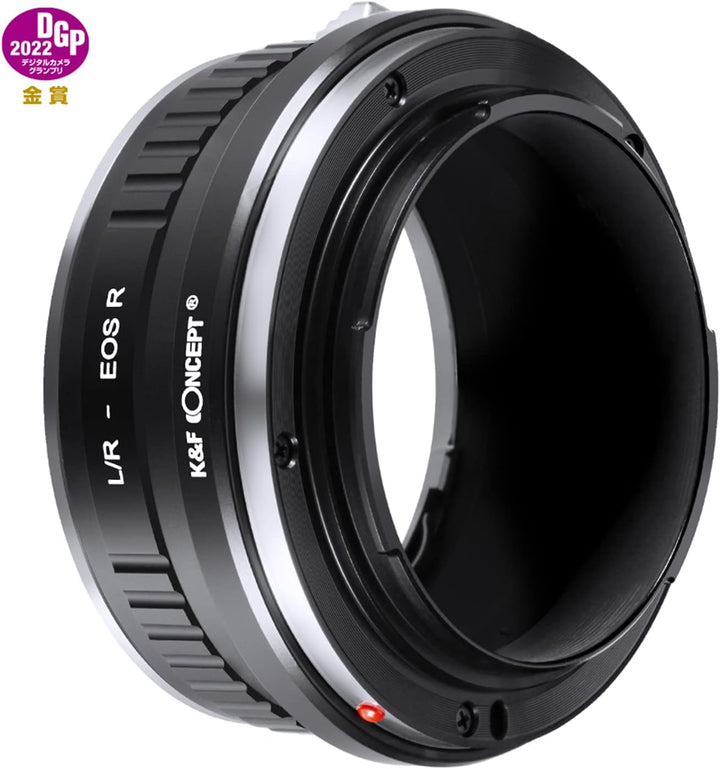 K&F Concept Lens Mount Adapter L/R-EOS R Manueller Fokus Kompatibel mit Leica R Objektiv zu Canon EO