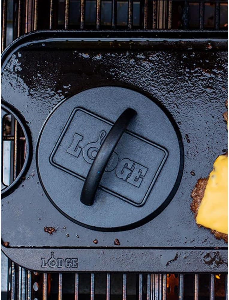 Lodge Burgerpresse, Gusseisen, 15,9 cm, Burgerpresse