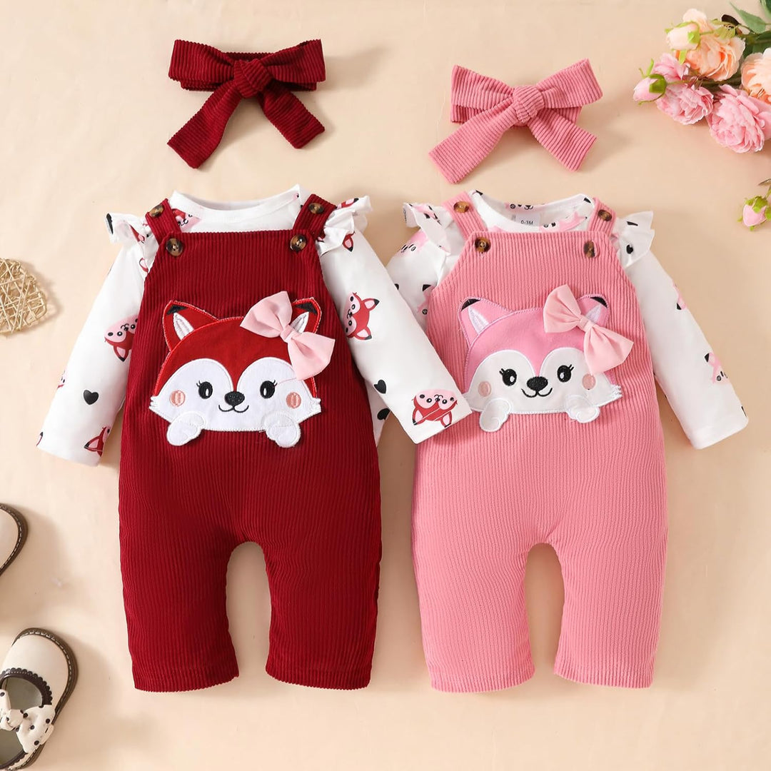 Baby Mädchen Kleidung Floral Tops Body Bär Latzhose Einstellbare Overalls Outfits Set 3-6 Monate Ros